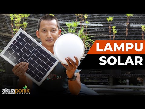 Video: Lampu berkuasa solar untuk rumah dan taman