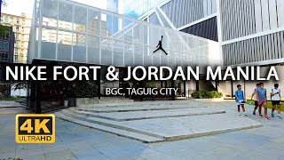 [4K] Nike Fort & Jordan Manila in BGC, Taguig | Walktour | Island Times