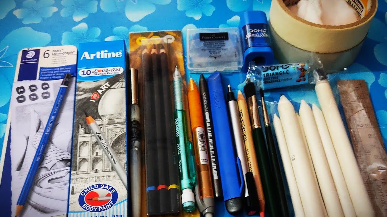 Which material to use in Still life drawing? YouTube