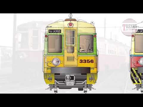 Historia Ferroviaria en Trenes por Siempre - Tranvías serie 3300 de la Línea General Urquiza.
