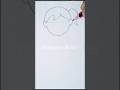 easy girl drawing #viral #youtubeshorts #shorts
