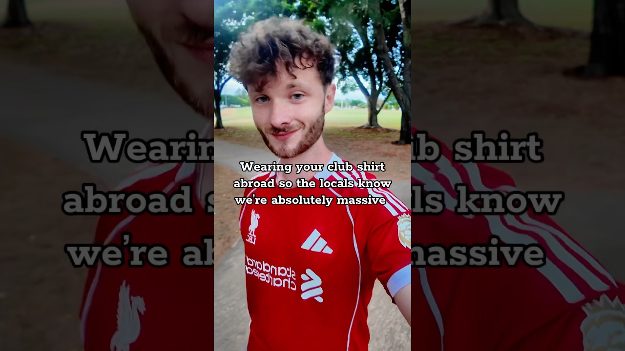 Wearing Your Club Jerseys Abroad Is Elite 