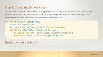 How to Export Specific Columns from an AD Group using PowerShell