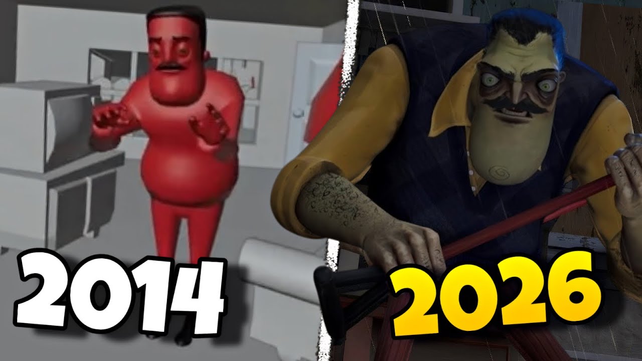 EVOLUTION Of Hello Neighbor Games