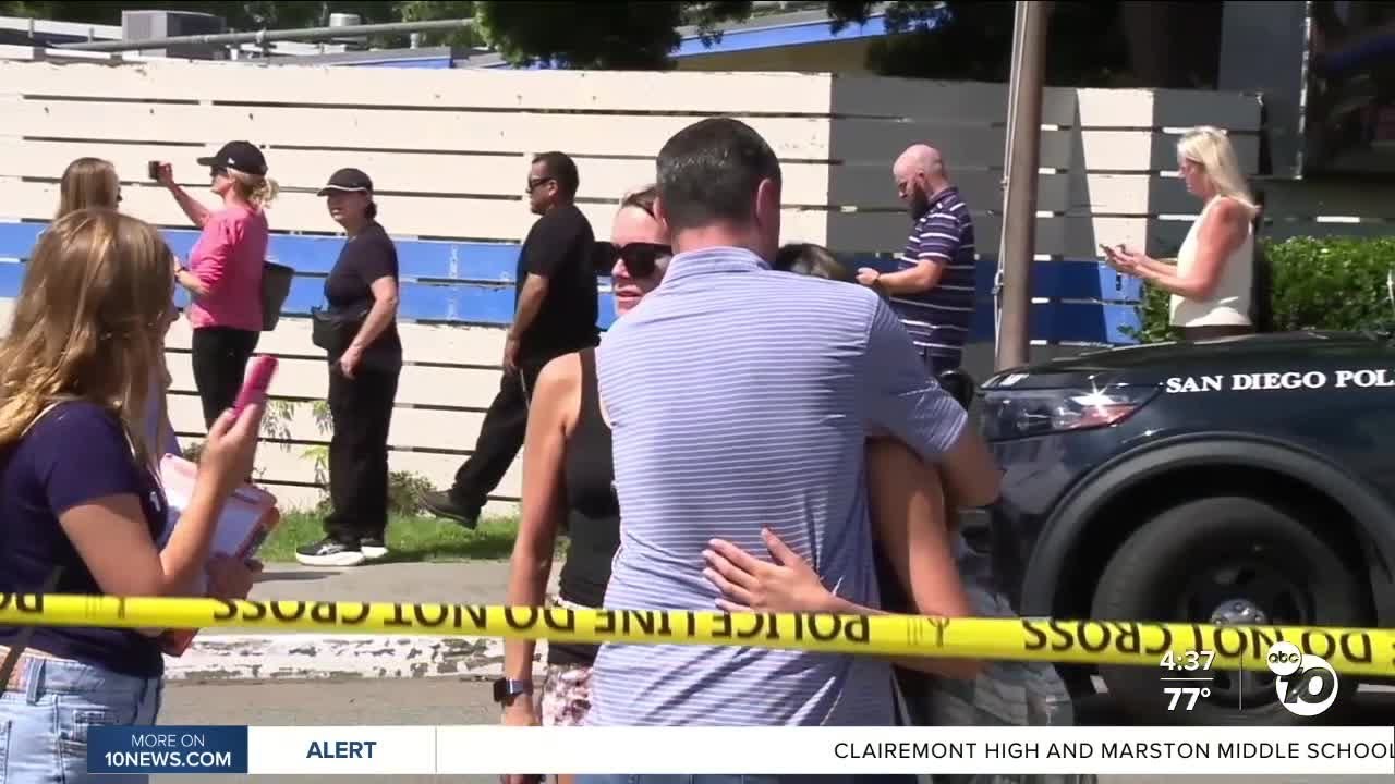 Clairemont High School lockdown lifted after no threat was found - YouTube