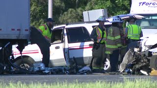 Crash on I-85 blocks all lanes Tuesday morning