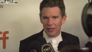 Exclusive Interview  Ethan Hawke and Denzel Washington reveal why they like work