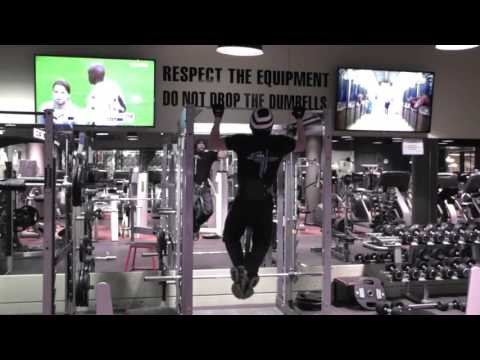 Michael Jai White pull ups WITH WEIGHTS (never back down 2)