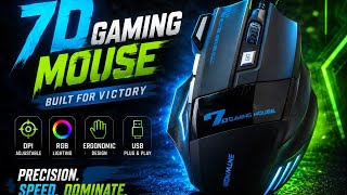 ENTWINO 7D Gaming Mouse Flipkart Unboxing &amp; Review 🔥 RGB Budget Beast