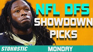 NFL DFS Showdown Strategy MNF Week 13 Saints vs Buccaneers | Monday Night Football