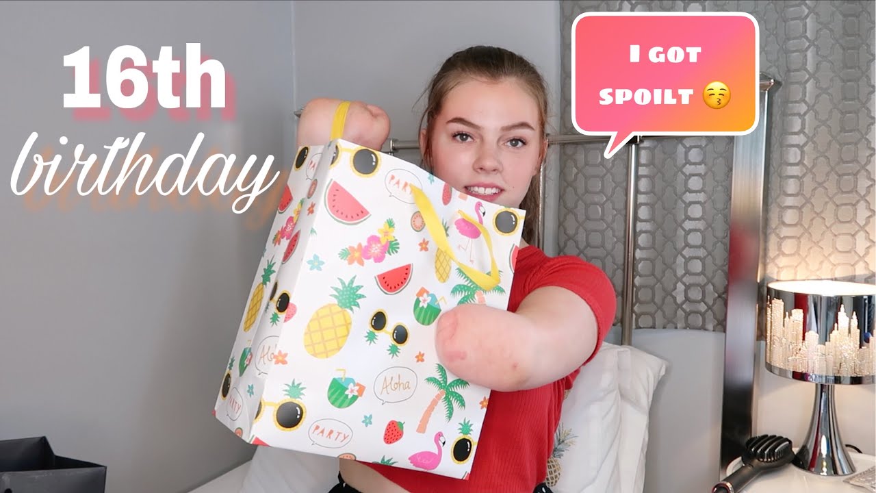 WHAT I GOT FOR MY 16TH BIRTHDAY + HAUL! - YouTube