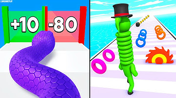 Snake Run Race vs Long Neck Run