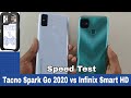 Infinix Smart HD vs Tacno Spark Go 2020 Speed Test