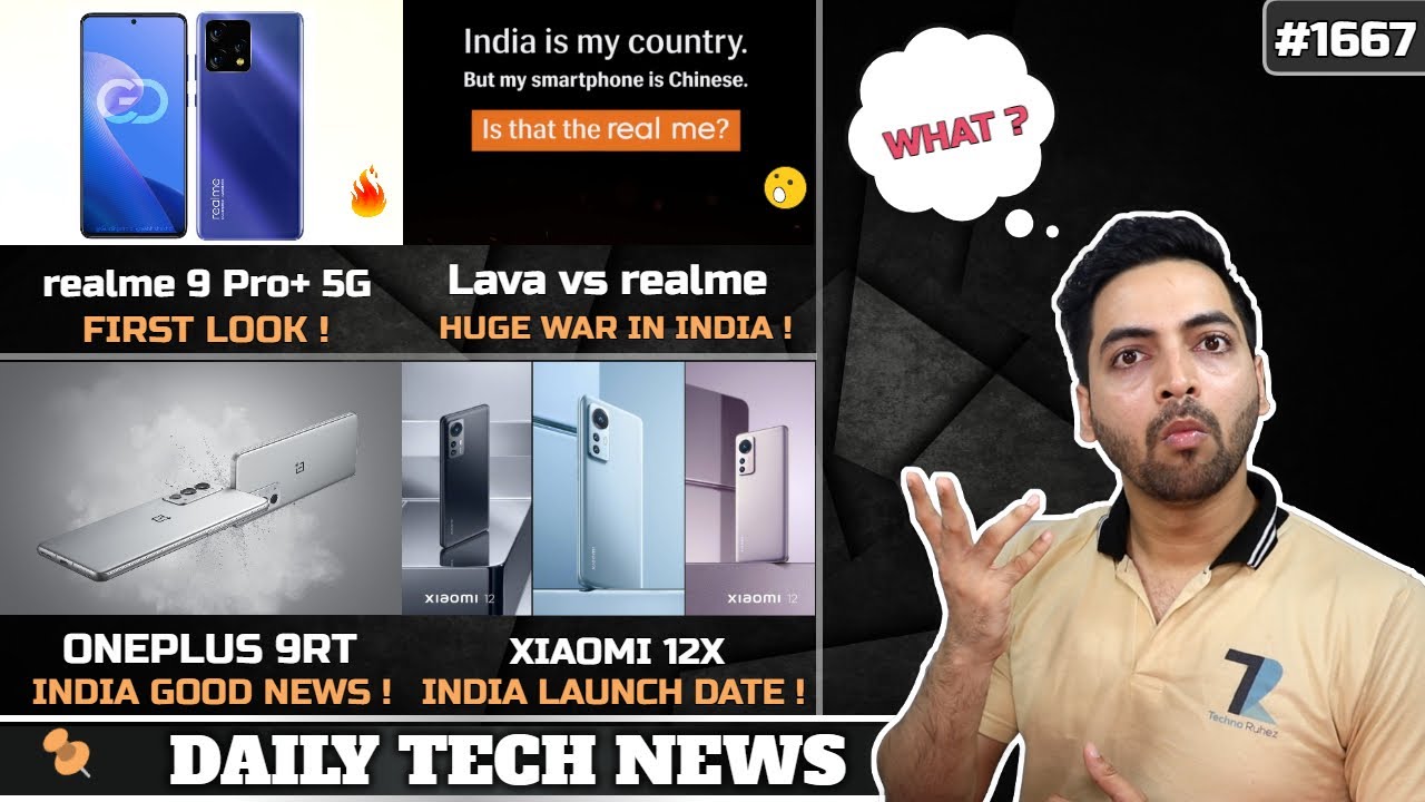 realme 9 Pro First Look😍,WhatsApp Huge Scam,POCO F4 GT Launch,realme vs Lava Huge War,Oneplus India