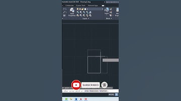 Drawing a Rectangle in AutoCad 2022 || Autocad Short Tricks