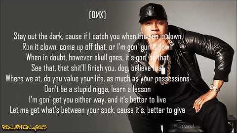 LL Cool J - 4, 3, 2, 1 ft. Canibus, DMX, Method Man & Redman (Lyrics)