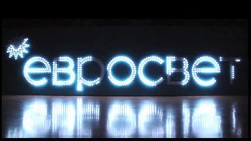 MADRIX @ RGB LED PIXEL sign for ads by ЕВРОСВЕТ WS2801 RGB LED