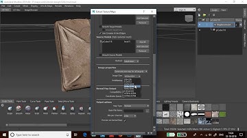 extraction of normal map  in maya
