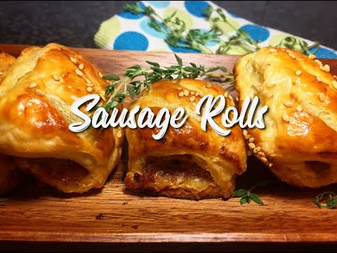 Sausage rolls (Puff Pastry). 