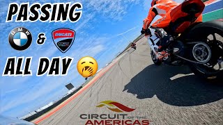 Yamaha R6 ONBOARD @ COTA || Advanced Grp. - RideSmart Circuit of the Americas 10/26/23