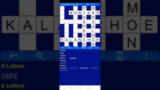 Fill it ins crossword puzzles ANDROID screenshot 1