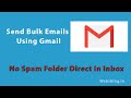 How to send bulk emails using gmail