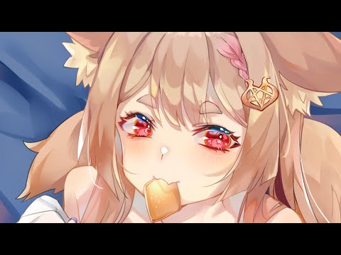 ASMR 台灣｜99.9%甜 不睡覺會被哈姆哈姆吃耳朵 ｜Eating Ears｜寝ないと耳が食べられちゃう ハムハム【Healing希靈/VTuber】