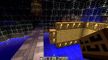 Minecraft Multiplayer: Buildcraft - The Making of a Spawn point Part 2 - Inside