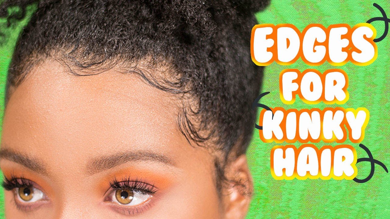 How To Swoop Your Edges For Coarse Natural Hair Type 4 Youtube