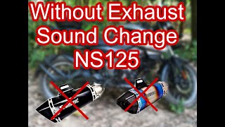 Bajaj Pulsar Ns125 sound change||without Exhaust||Sujan Mog Vlog||