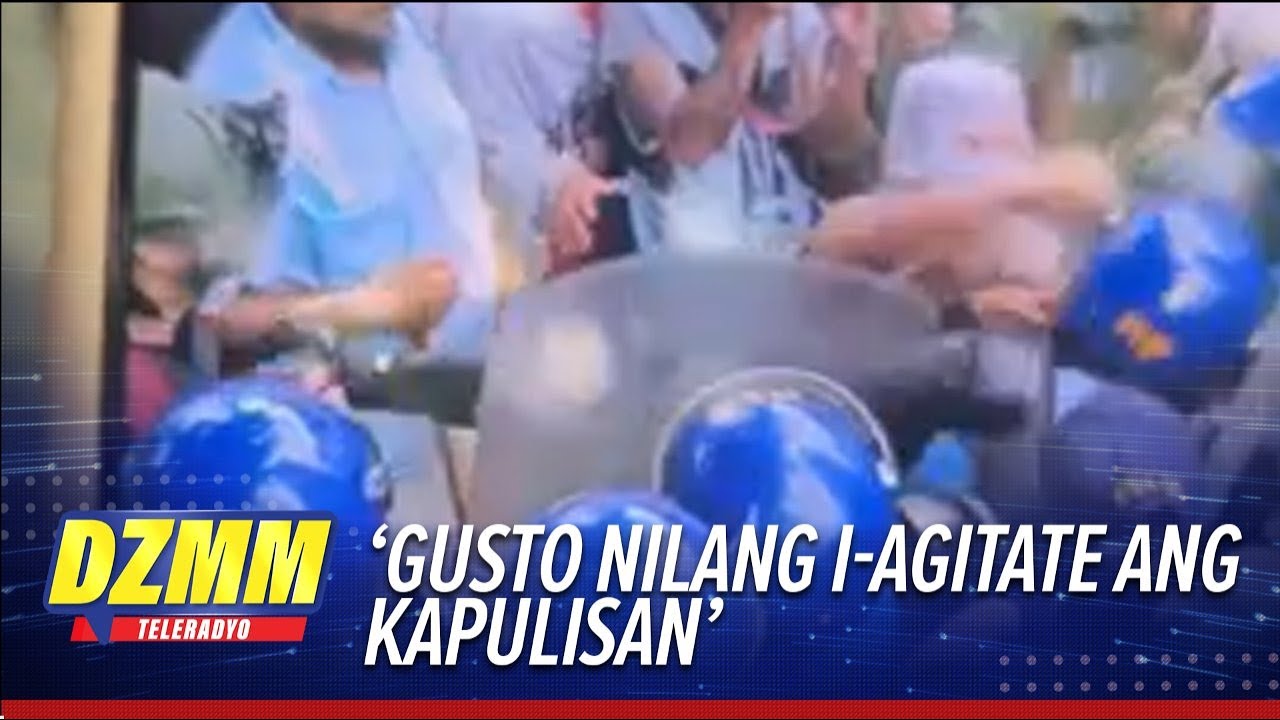 Lalaki sinapak ang pulis sa Labor Day rally sa Kalaw | … — Transcript