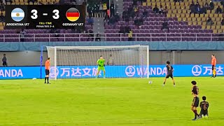 Argentina U17 Vs Germany U17 (3-3) Penalty Shootout | World Cup Semi-Final