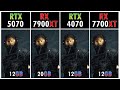 RTX 5070 vs RX 7900 XT vs RTX 4070  vs RX 7700 XT - Performance in 20 Games
