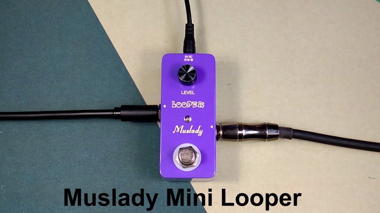 Muslady Mini Looper Effect Pedal Guitar Loopers Bass Loop Pedal - YouTube