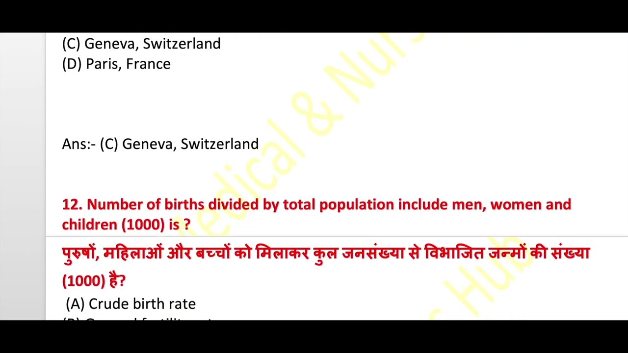 NHM Staff Nurse paper 2024 - 2025 | 