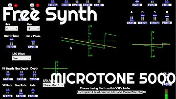 Free Microtonal Synth - MICROTONE 5000 by biptunia (No Talking)