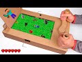 How To Make Minecraft Game From Cardboard