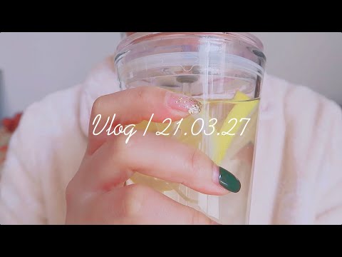 [ENG SUB] DIET VLOG | 自制女团水 | 减肥打卡自律生活| self-discipline and weight loss | Week-2 61.7kg