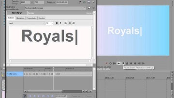 Text Effect | Sony Vegas Tutorial