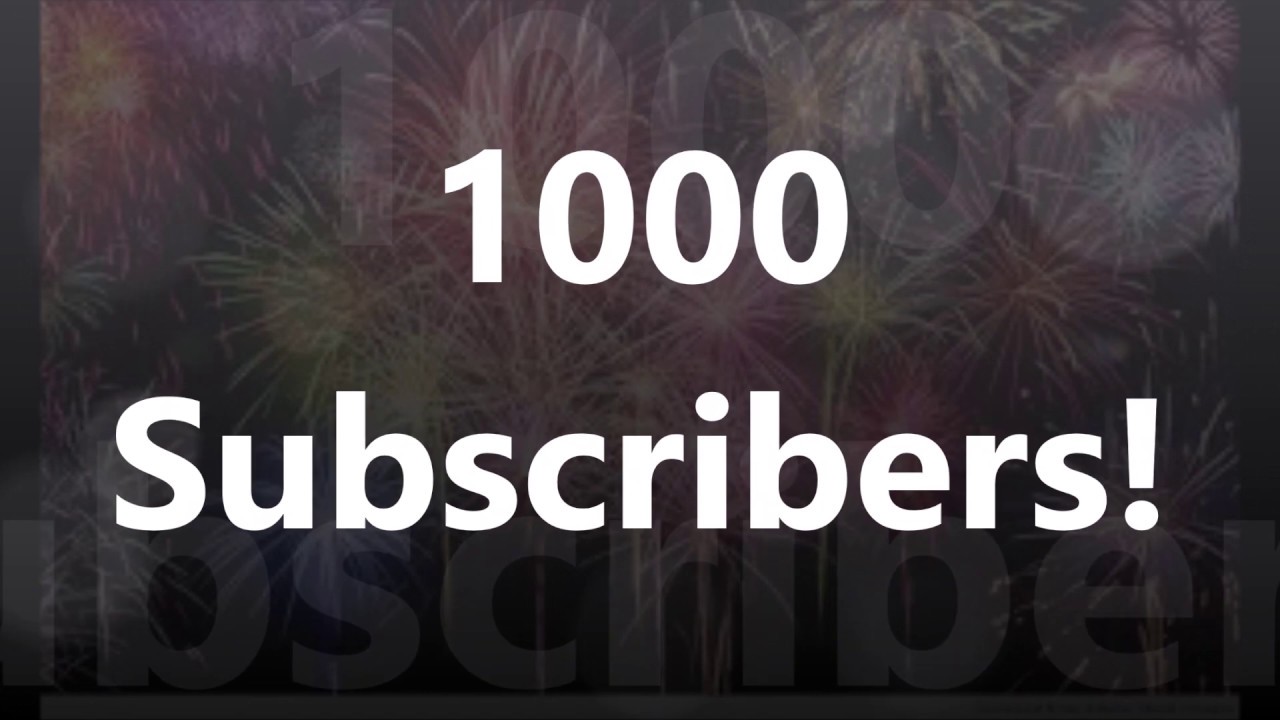 Thank you all 1000 Subscribers || 1000 Subscribers thanks video