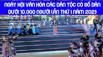 Ngày Hội Văn Hóa Các Dân Tộc Có Số Dân Dưới 10.000 Người Lần Thứ I