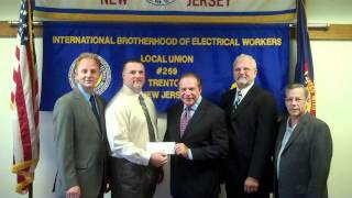 IBEW local 269 makes donation pledge to Capital Health Foundation| Capital Health Hospital screenshot 5