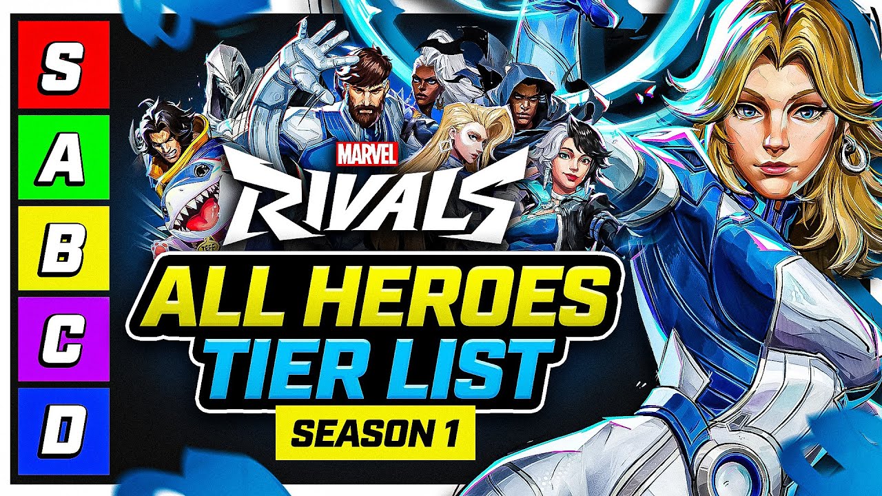 Ranking EVERY Hero In Marvel Rivals - Season 1 Tier List - YouTube