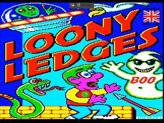 Loony Ledges - A new 8-bit style platform game for the Amiga 500 by PixelPlop