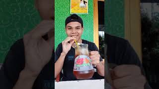 challenge minum es teh 2 liter cuman 1 menit