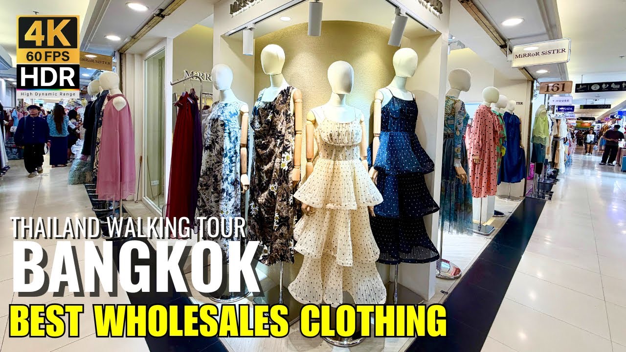 👗 Platinum Mall: Best BANGKOK Wholesale Clothing BARGAINS (B Floor Tour) | 4K HDR