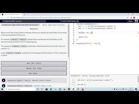 Exercise 15 - mutations - freecodecamp