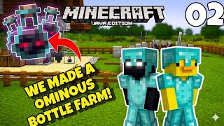 We Made a OMINOUS BOTTLE FARM ! | Minecraft Malayalam 