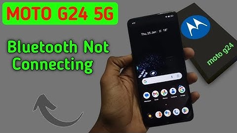 how to solve Bluetooth not connecting problem in Moto g24, bluetooth connecting problem