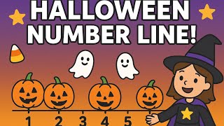 🎃 Starfall Halloween Number Line Fun for Kids! 👻✨